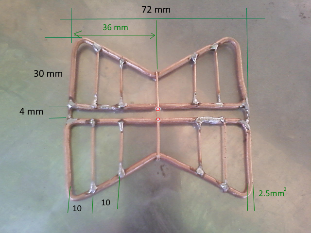 BatWing antenna 2.4 ghz - Antennas for 2.4 GHz band - WIFI Antennas